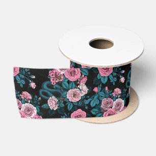 Hidden in the roses 2 satin ribbon