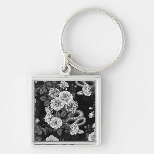 Hidden in the roses 3 keychain (Front)