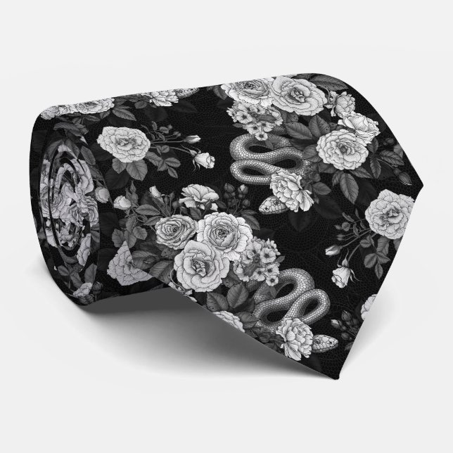 Hidden in the roses 3 tie (Rolled)