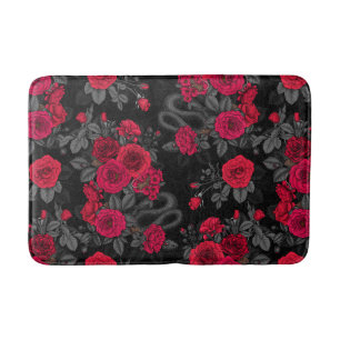 Hidden in the roses bath mat