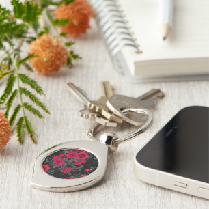 Hidden in the roses keychain