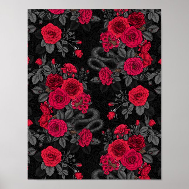 Hidden in the roses poster (Front)