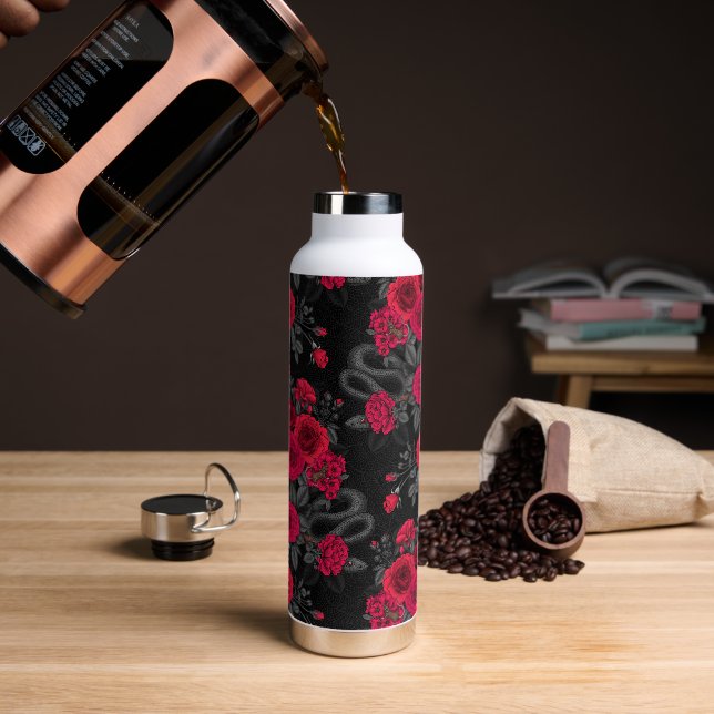 Hidden in the roses water bottle (Coffee)