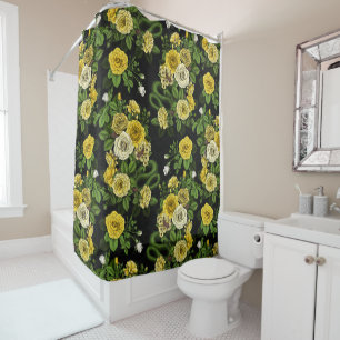 Hidden in the roses, yellow and green