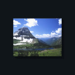 Hidden Lake, alpine meadows, rock strata, and timb Canvas Print<br><div class="desc">ImageID: 42-23930314 / Adam Jones / Visuals Unlimited/Corbis  / Hidden Lake,  alpine meadows,  rock strata,  and timberline high in Glacier National Park,  Rocky Mountains,  Montana,  USA</div>