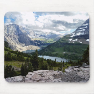 Hidden Lake Overlook Glacier National Park Montana Mouse Pad