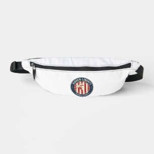 Hidden Liberty Patriotic Patriotic Optical Illusio Fanny Pack