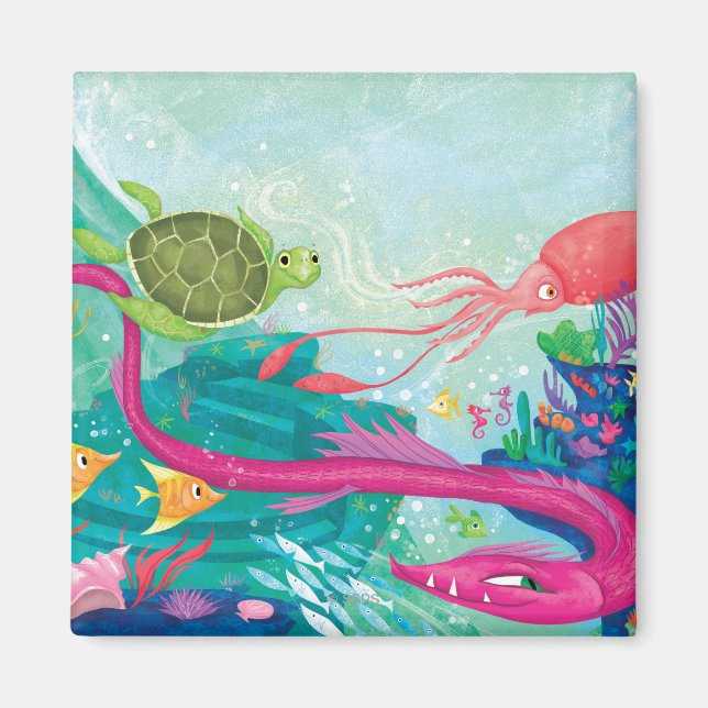 Hidden Ocean Treasures Magnet (Front)