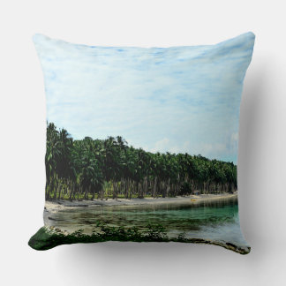 Hidden Paradise in Port Barton, Philippines Throw Pillow