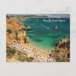 Hidden Paradise Praia Do Camilo, Algarve, Portugal Postcard