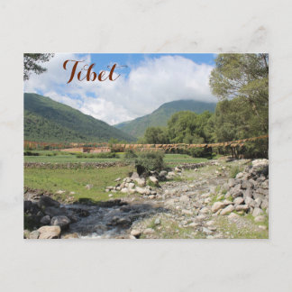Hidden Tibetan Valley Postcard