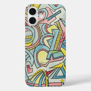 Hidden Treasure-Hand Painted Abstract Watercolor  iPhone 16 Plus Case