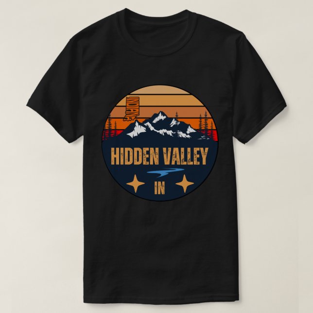Hidden Valley, Indiana T-Shirt (Design Front)