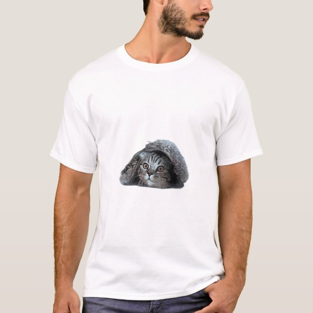 Hidden Whiskers. T-Shirt (Front)