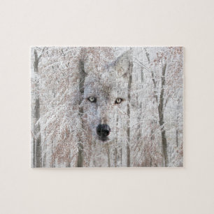 Hidden Wolf face Jigsaw Puzzle