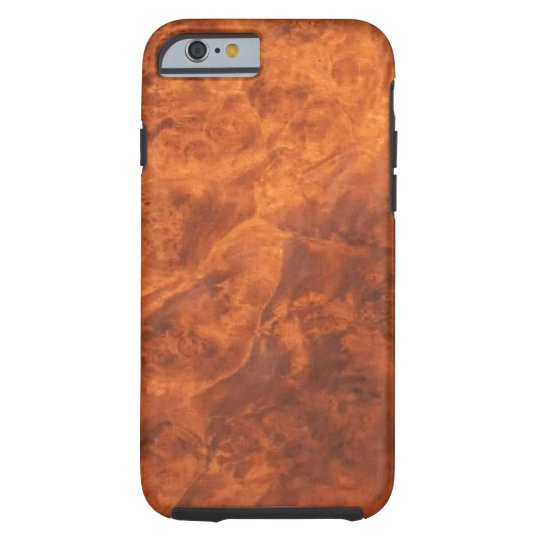 Hidden Wolves in Walnut Burl iPhone 6 case