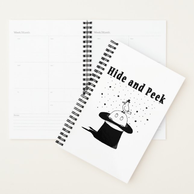 Hide and Peek Hat Planner (Display)