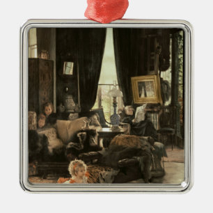 Hide and Seek, c.1880-82 Metal Ornament