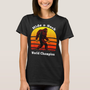 Hide and Seek Champion Bigfoot Cryptozoology T-Shirt