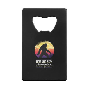 Hide and Seek Champion Credit Card Bottle Opener