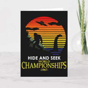 Hide And Seek Champion Nessie Lochness Bigfoot Yet Card