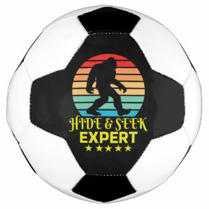 Hide And Seek Expert Bigfoot Funny Soccer Ball