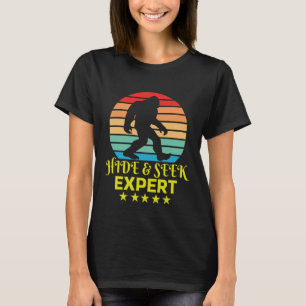 Hide And Seek Expert Bigfoot Funny T-Shirt
