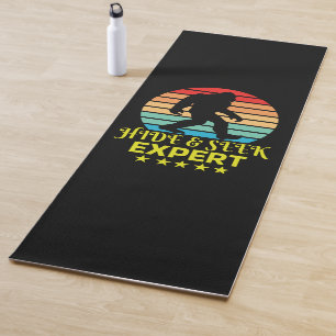Hide And Seek Expert Bigfoot Funny Yoga Mat