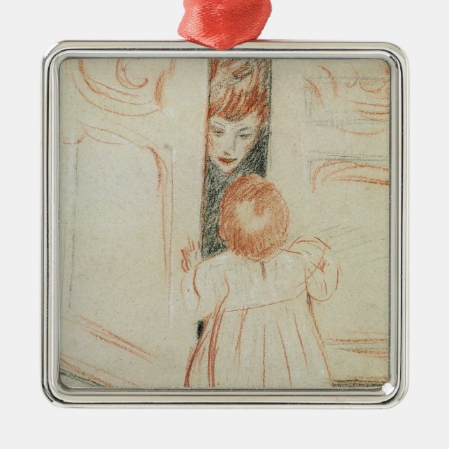 Hide and Seek Metal Ornament (Front)