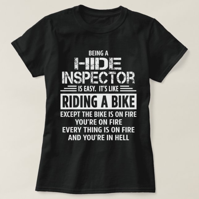 Hide Inspector T-Shirt (Design Front)