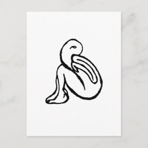 "Hide" JTG Art Postcard