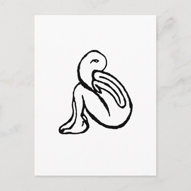 "Hide" JTG Art Postcard (Front)