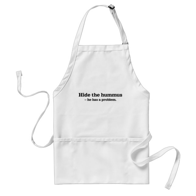 Hide the hummus standard apron (Front)