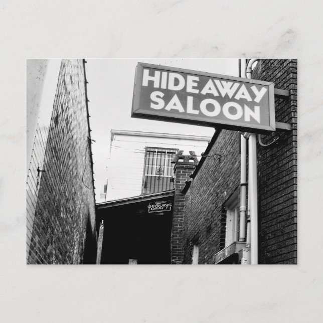 Hideaway Saloon Postcard (Front)