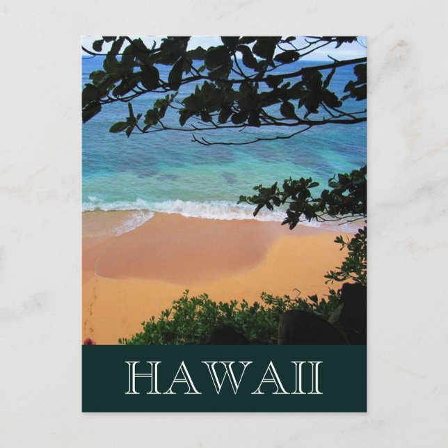 hideaways beach hawaii postcard (Front)