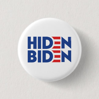 Hiden Biden 1 Inch Round Button