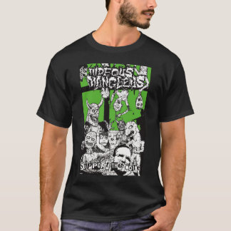 Hideous Mangleus "Support The Core" T-Shirt