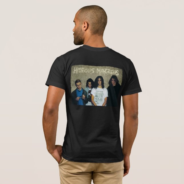 Hideous Mangleus Unearthing Tshirt (weathered) (Back Full)