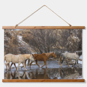 Hideout Horse Ranch Hanging Tapestry