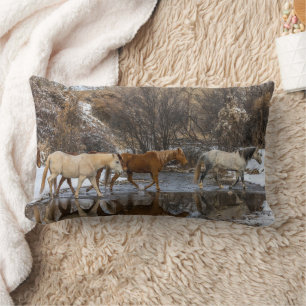 Hideout Horse Ranch Lumbar Pillow
