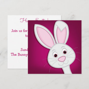 Hiding Easter Bunny Invitation