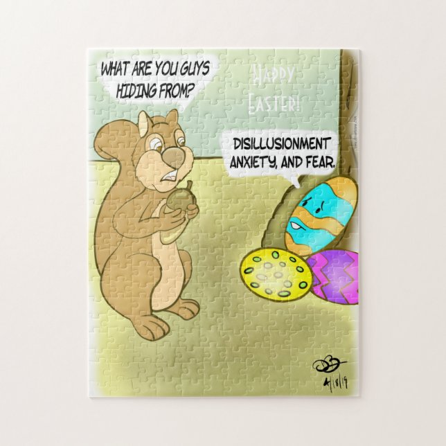 Hiding Easter Jigsaw Puzzle (Vertical)