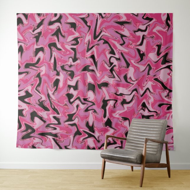 Hiding Flamingo..... Tapestry (In Situ (Horizontal))