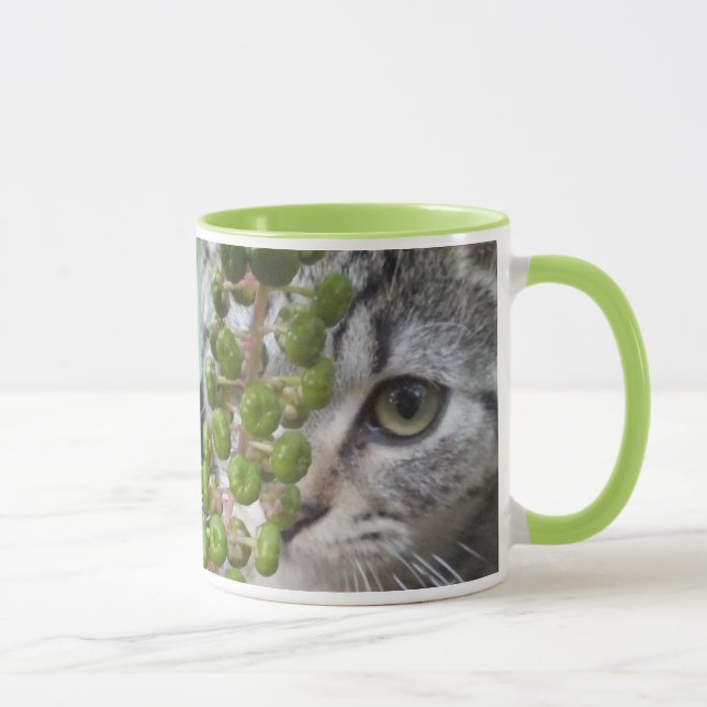 Hiding Kitten Mug (Right)