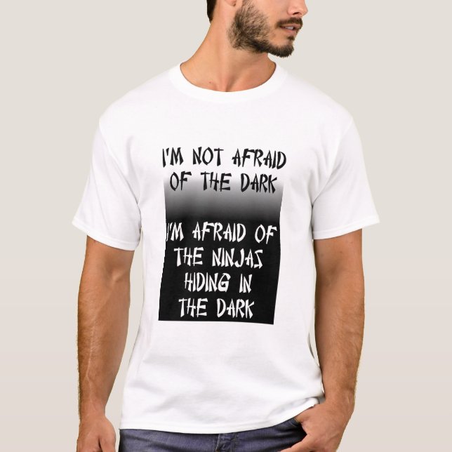 Hiding Ninjas Funny Shirt Humour (Front)