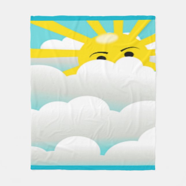 HIDING SUN FLEECE BLANKET (Front)
