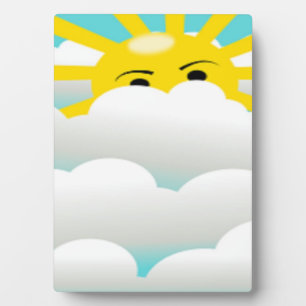 HIDING SUN PLAQUE