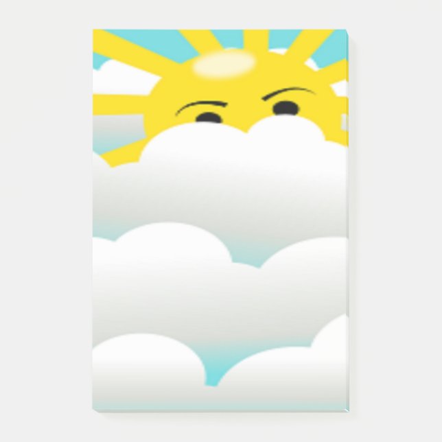 HIDING SUN POST-IT NOTES (Front)