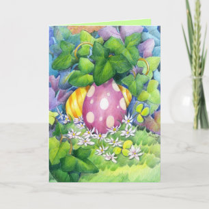 Hiding with Ivy_ Easter Holiday Card
