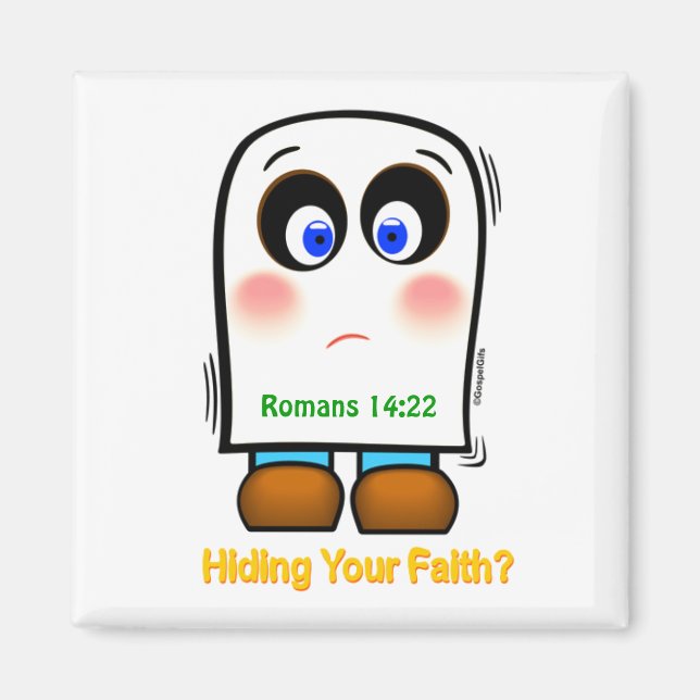 Hiding Your Faith Customize It Magnet (Front)
